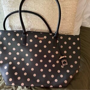 Kate Spade Black and Tan Tote Bag